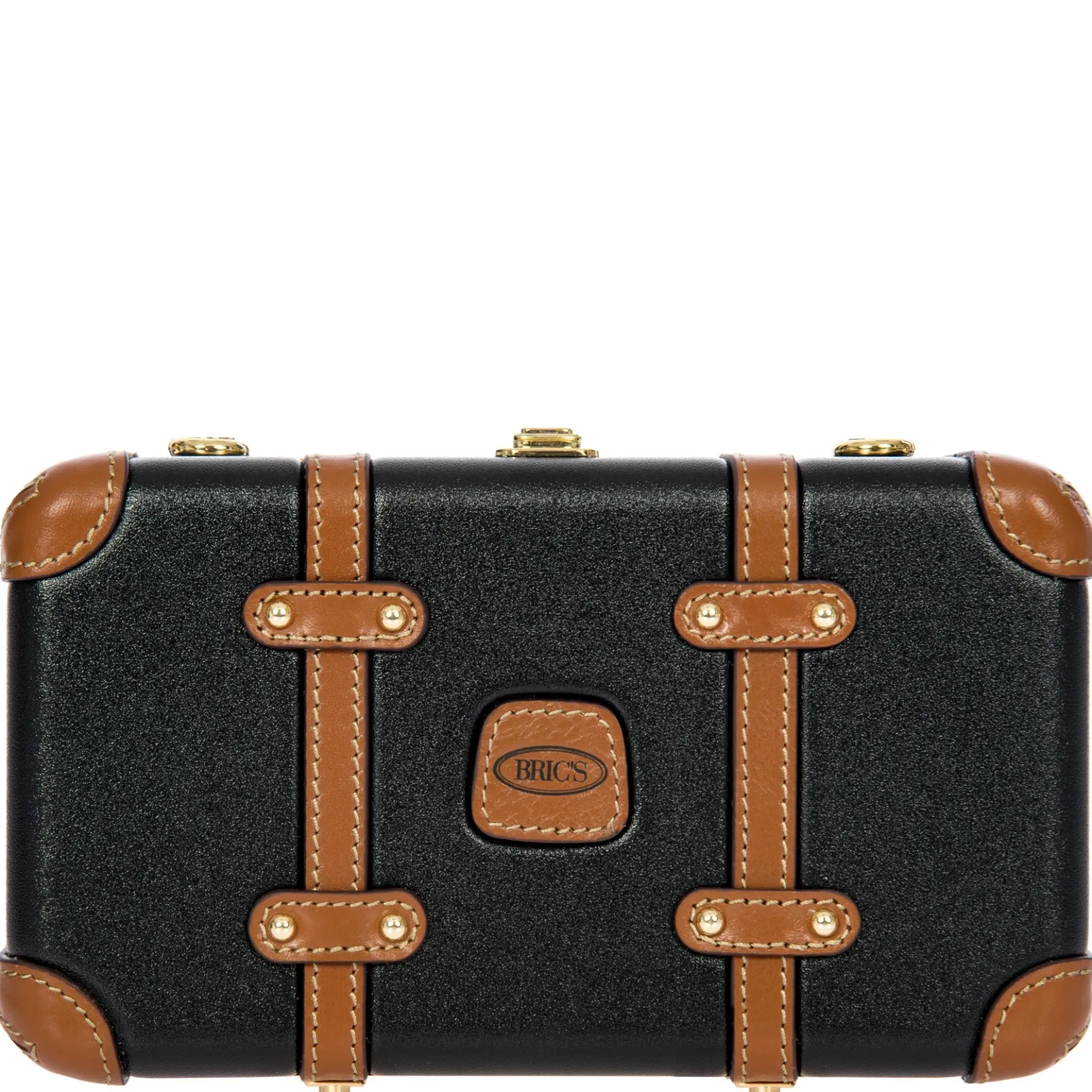 Bellagio - Umhängetasche 20 cm recycelt (black/tan)
