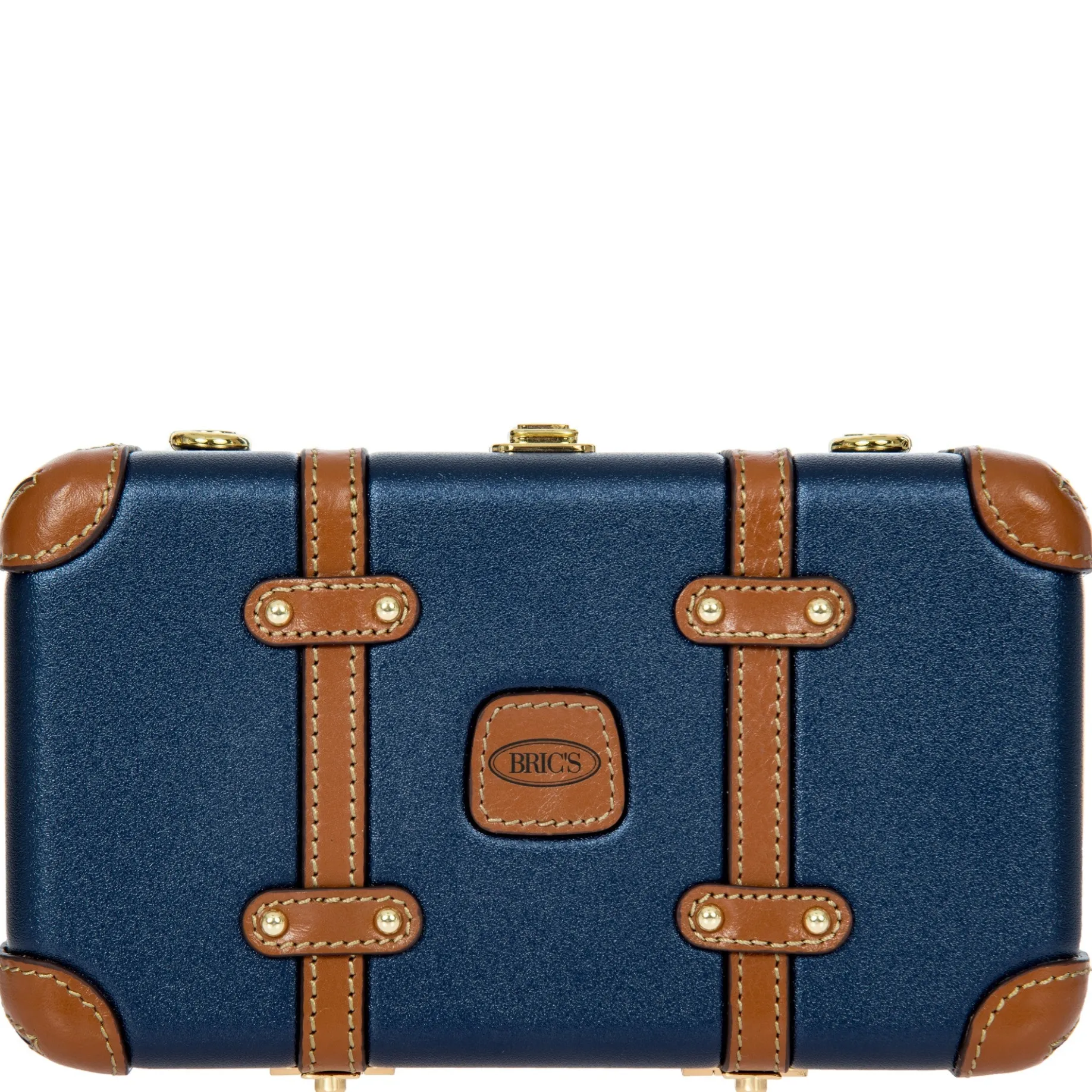 Bellagio - Umhängetasche 20 cm recycelt (blue/tan)