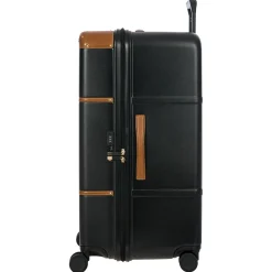 Bellagio Trunk - 4-Rollen-Trolley 80 cm recycelt (black/tan)