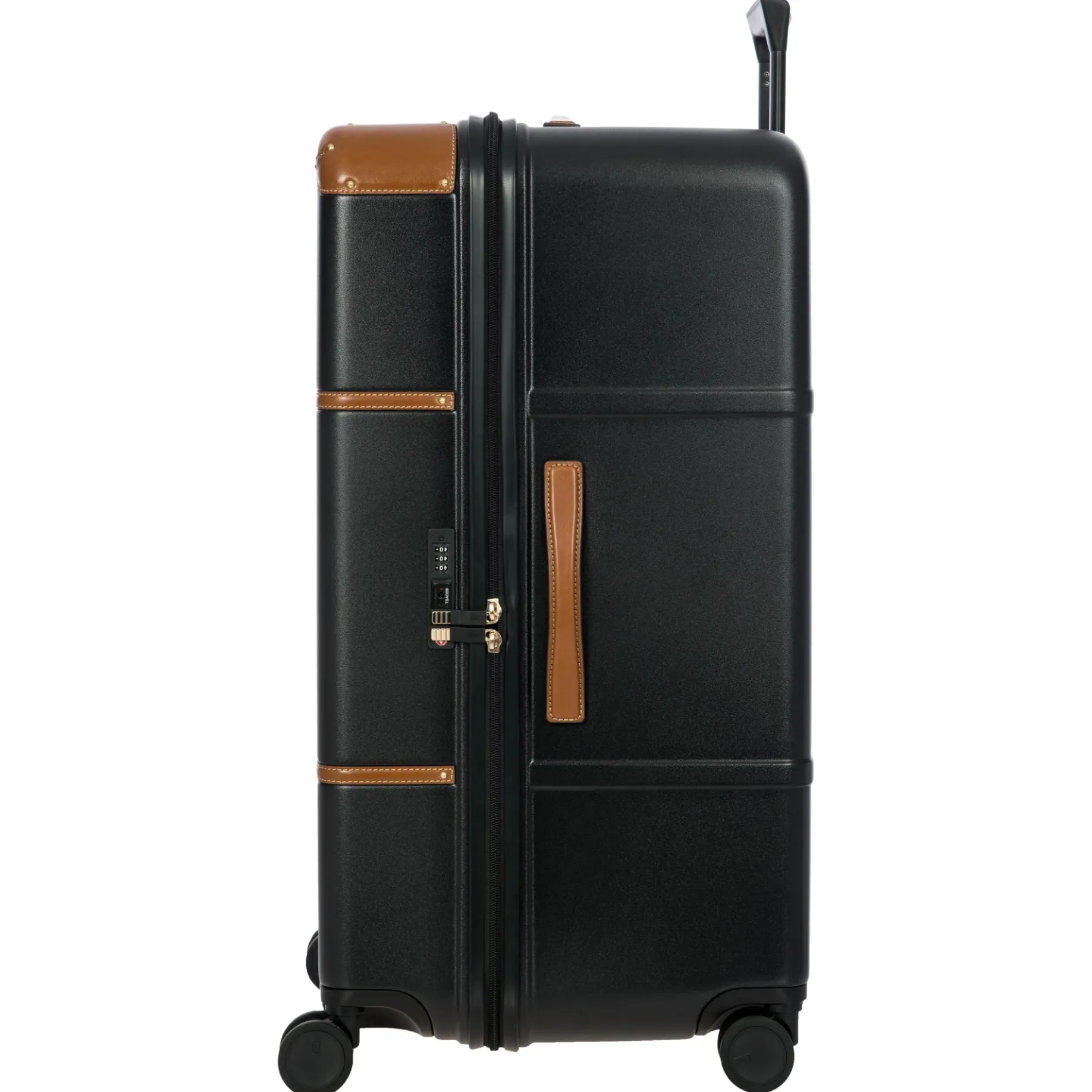 Bellagio Trunk - 4-Rollen-Trolley 80 cm recycelt (black/tan)