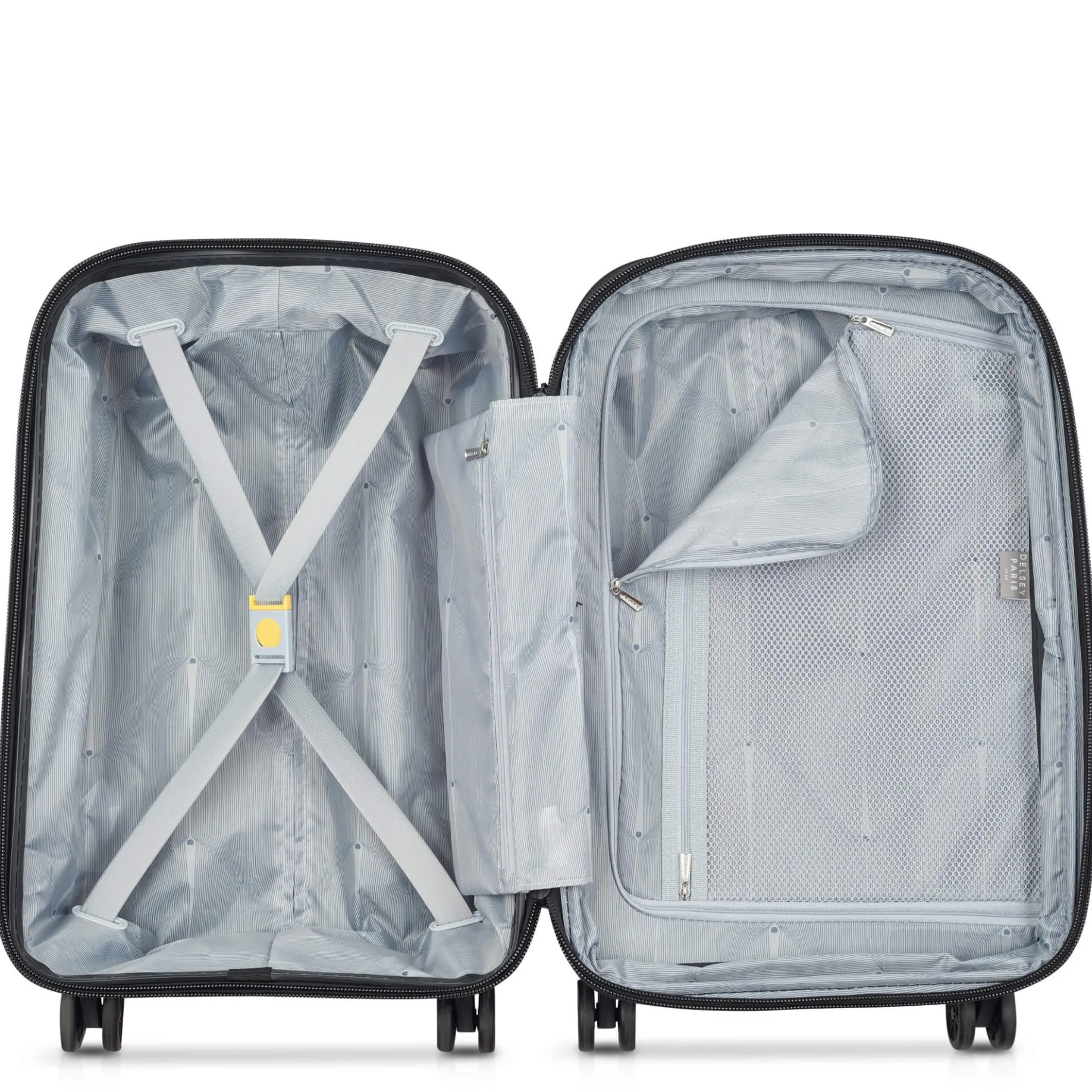 Belmont Plus - 4-Rollen-Kabinentrolley recycelt 55 cm erw. (grün chartreuse)