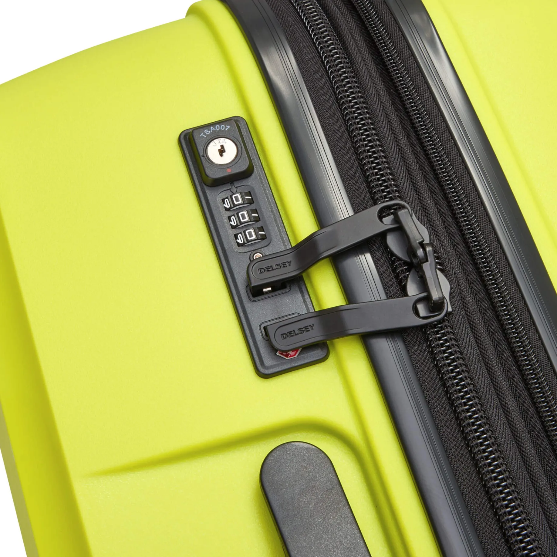 Belmont Plus - 4-Rollen-Kabinentrolley recycelt 55 cm erw. (grün chartreuse)