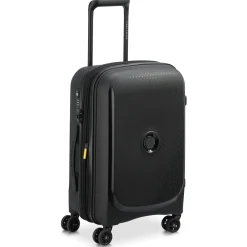 Belmont Plus - 4-Rollen-Kabinentrolley recycelt 55 cm erw. (schwarz)