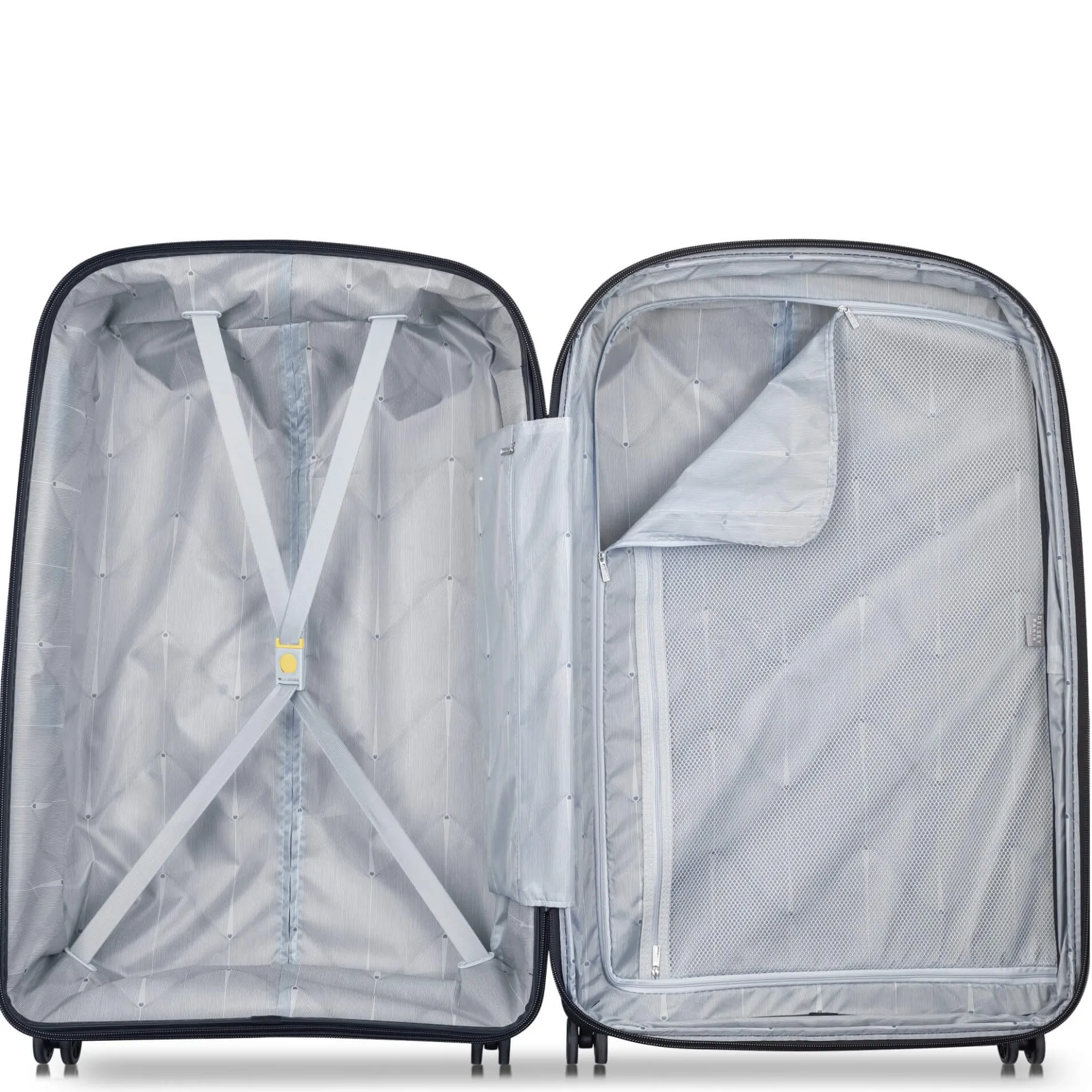 Belmont Plus - 4-Rollen-Trolley recycelt 83 cm erw. (zink blau)