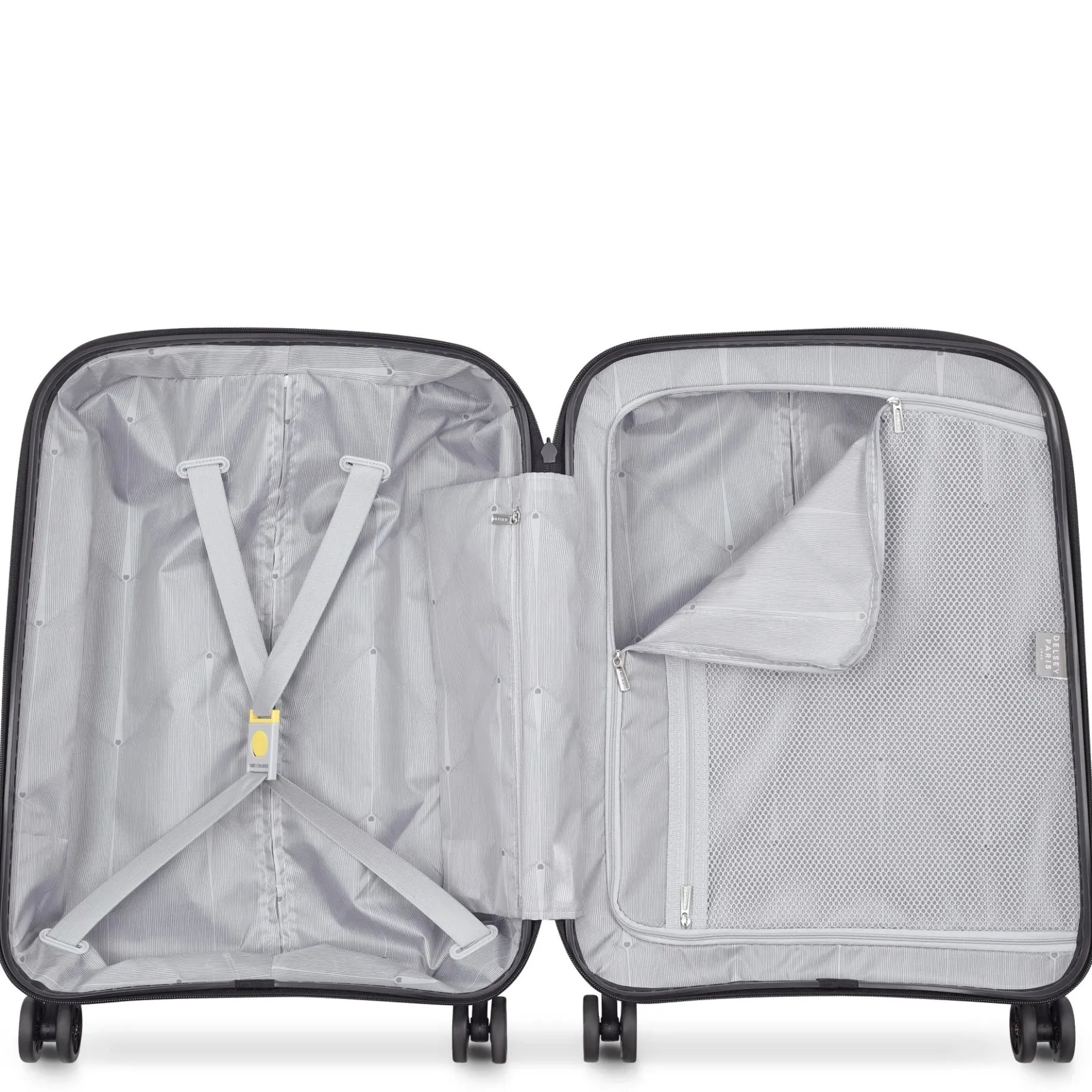 Belmont Plus Slim Line - 4-Rollen-Kabinentrolley 55 cm (zink blau)