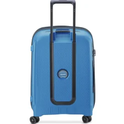 Belmont Plus Slim Line - 4-Rollen-Kabinentrolley recycelt 55 cm (zink blau)