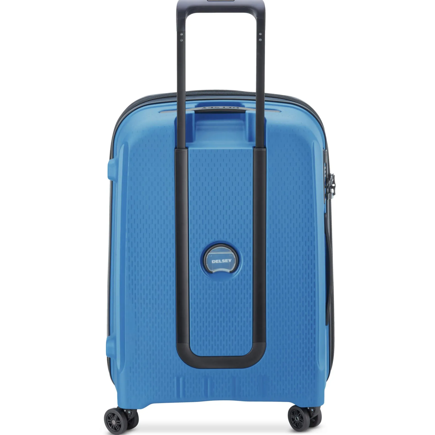 Belmont Plus Slim Line - 4-Rollen-Kabinentrolley recycelt 55 cm (zink blau)
