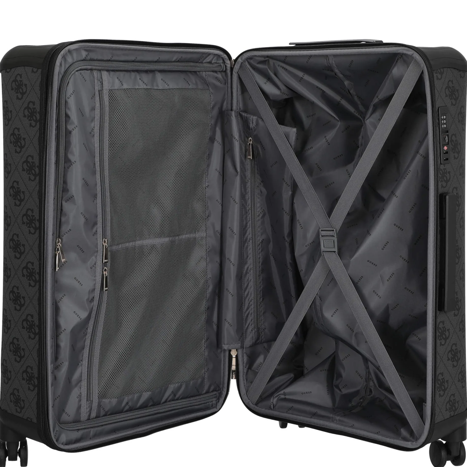 Berta 28 IN - 4-Rollen-Trolley L 77 cm erw. (coal logo)