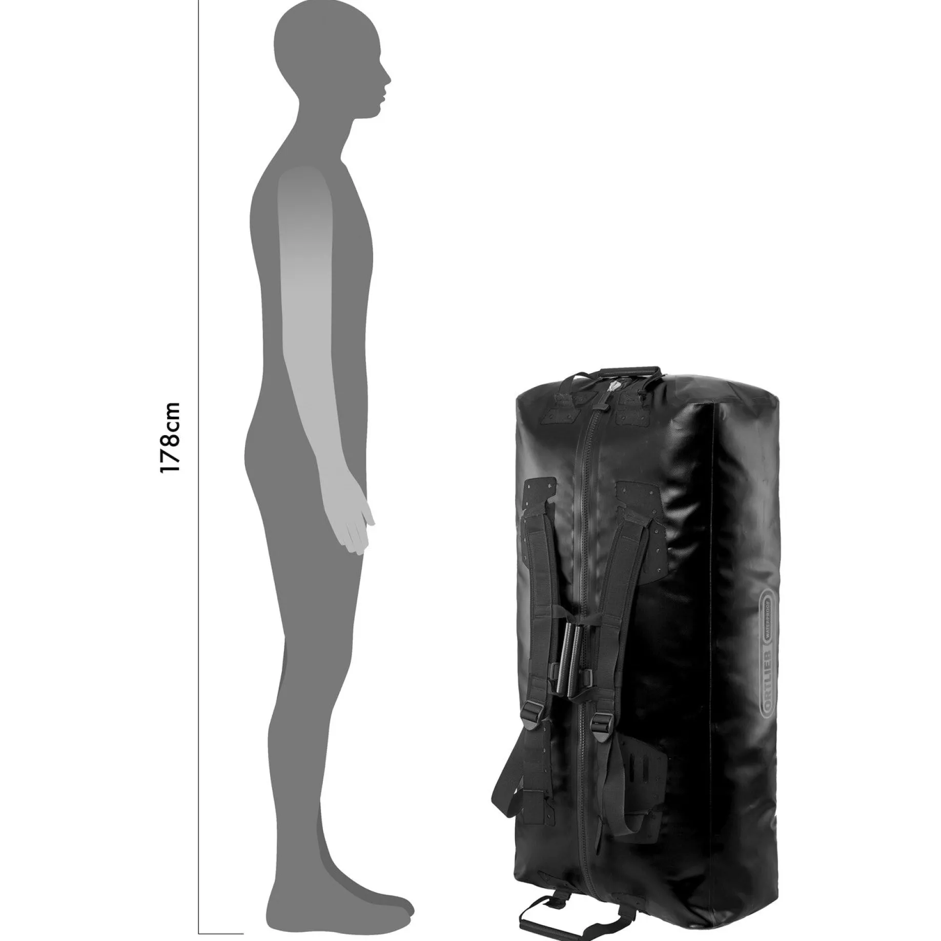 Big-Zip 140 - Reisetasche 92 cm (black)
