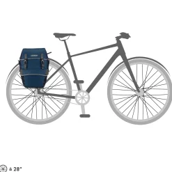 Bike-Packer Plus 42 - Hinterradtasche QL2.1 (2x21L) 42 cm (dusk blue-steel blue)