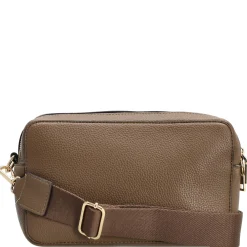 Bjuv - Umhängetasche 24 cm (olive/gold)