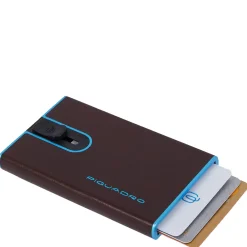 Blue Square - Kreditkartenetui 11cc 10 cm RFID (mahogany)
