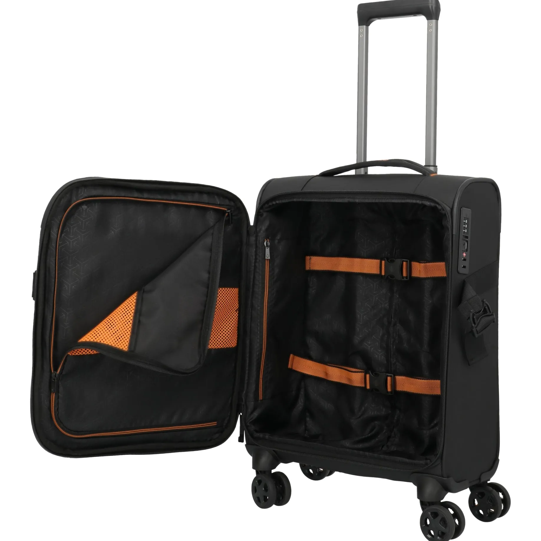 Briize - 4-Rollen-Kabinentrolley S 55 cm (schwarz)