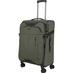 Briize - 4-Rollen-Trolley M 67 cm erw. (khaki)