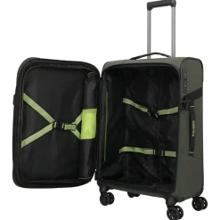 Briize - 4-Rollen-Trolley M 67 cm erw. (khaki)