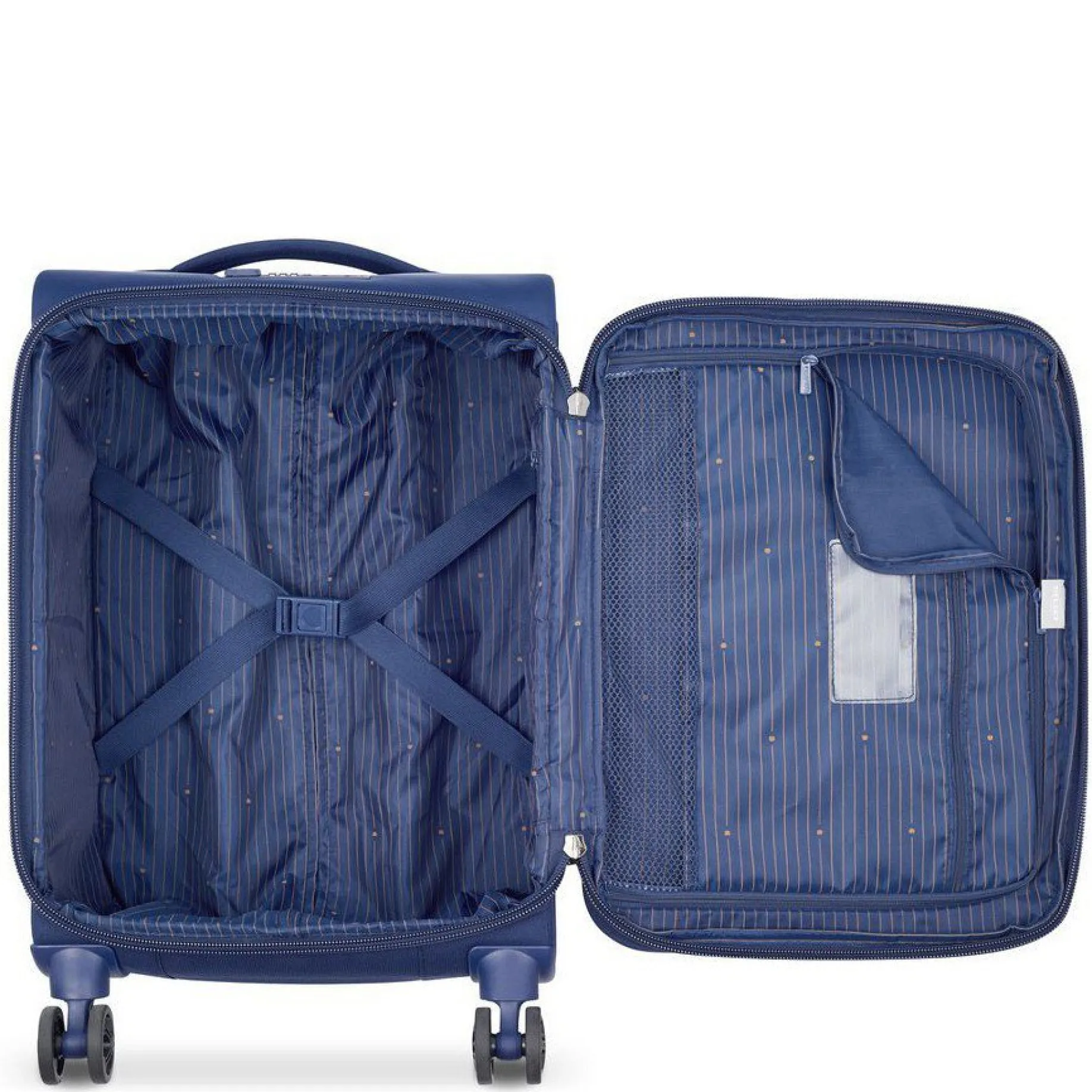 Brochant 2.0 - 4-Rollen-Kabinentrolley S 55 cm erw. (blau)
