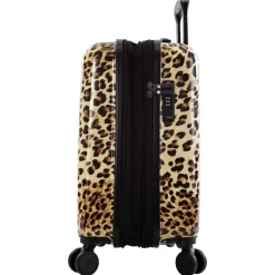 Brown Leopard - 4-Rollen-Kabinentrolley S 53 cm erw. (brown leopard)