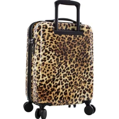 Brown Leopard - 4-Rollen-Kabinentrolley S 53 cm erw. (brown leopard)