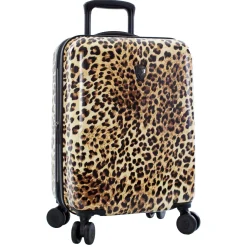 Brown Leopard - 4-Rollen-Kabinentrolley S 53 cm erw. (brown leopard)