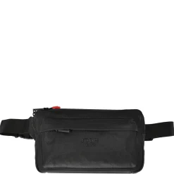 Buccino Lino - Gürteltasche 26 cm (schwarz)