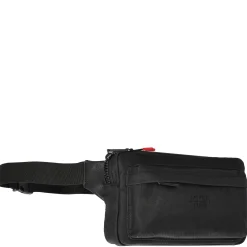 Buccino Lino - Gürteltasche 26 cm (schwarz)