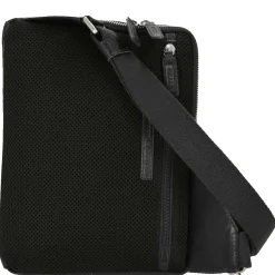 Buddy - Umhängetasche 27 cm Büffelleder (black)