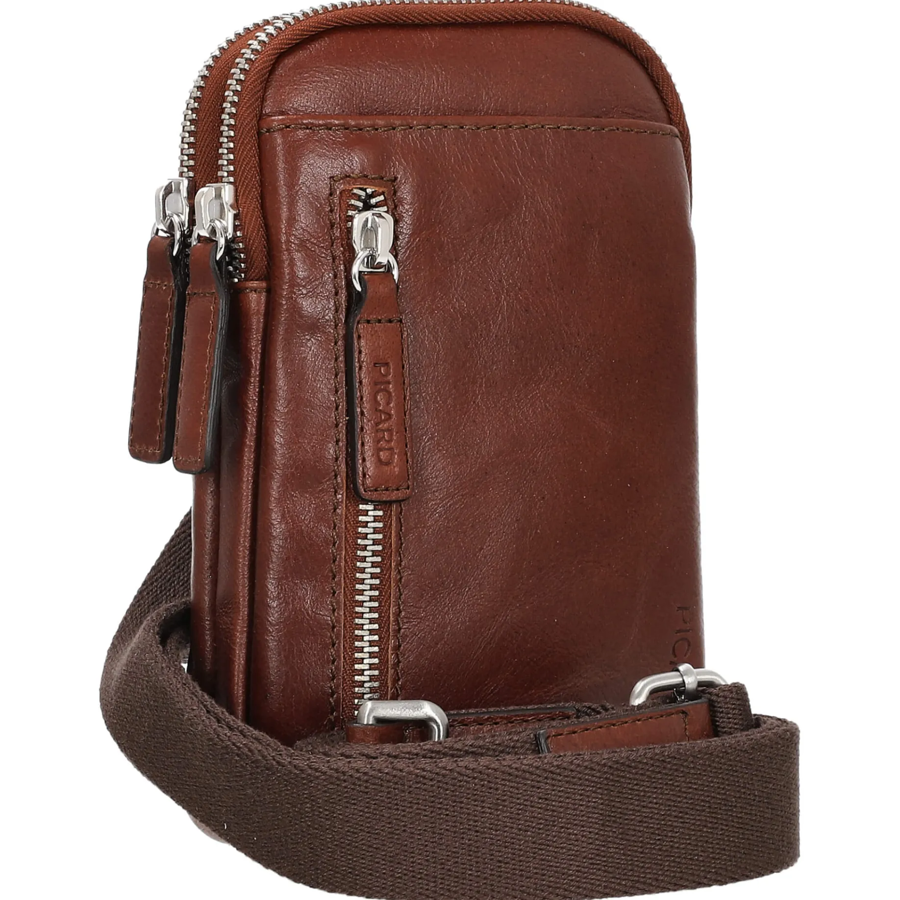 Buddy - Umhängetasche 19 cm (cognac)