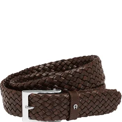 Business Belt - Gürtel 35 mm Flechtgürtel Leder (ebony, 105)