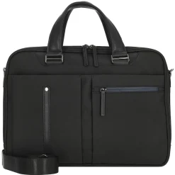 Business Line - Aktentasche 40 cm Leder (schwarz)