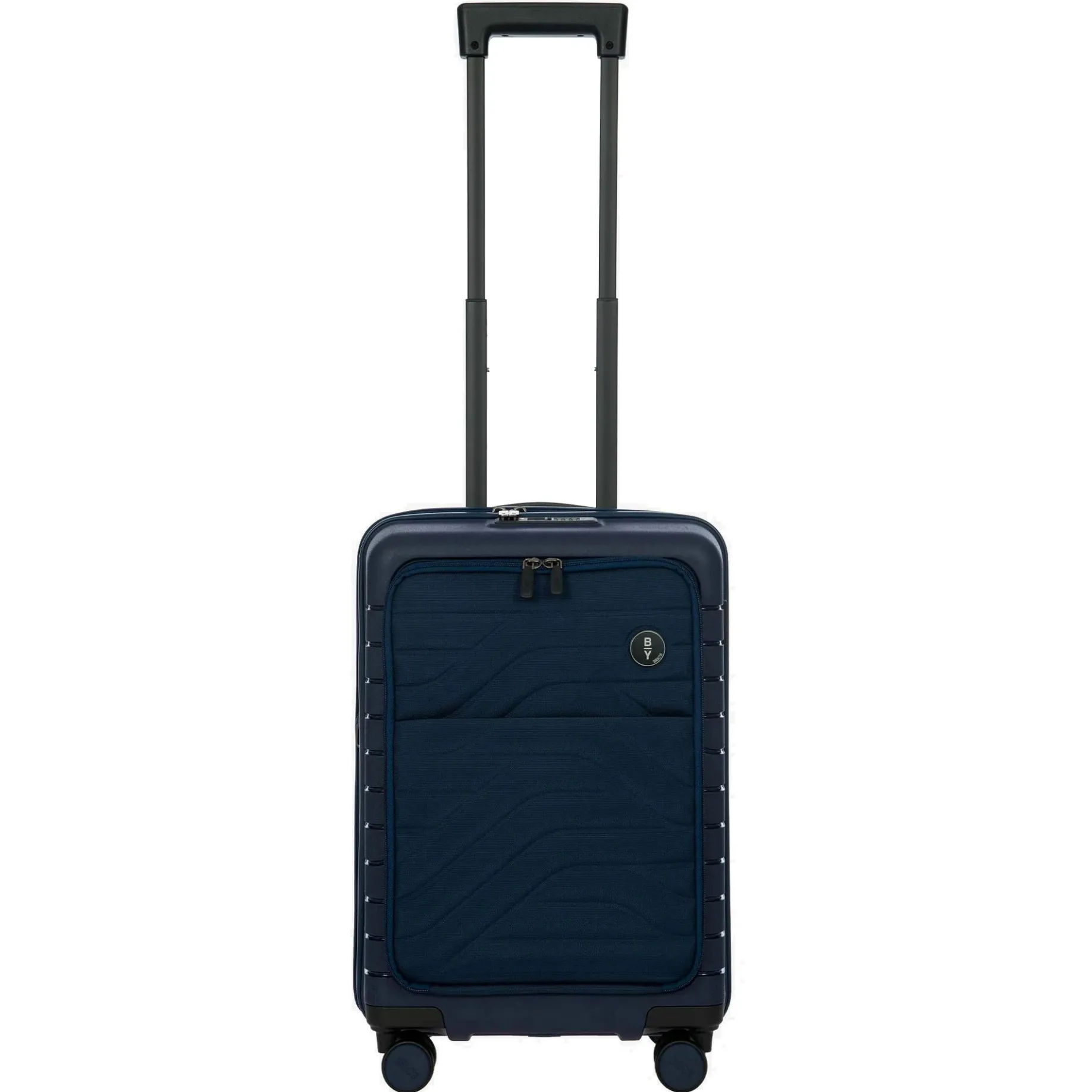 BY Ulisse - 4-Rollen-Kabinentrolley mit Vortasche 55 cm erw. USB (oceano)