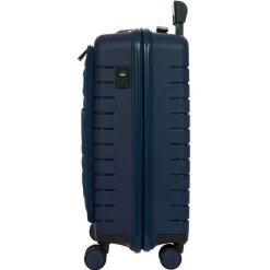 BY Ulisse - 4-Rollen-Kabinentrolley mit Vortasche 55 cm erw. USB (oceano)