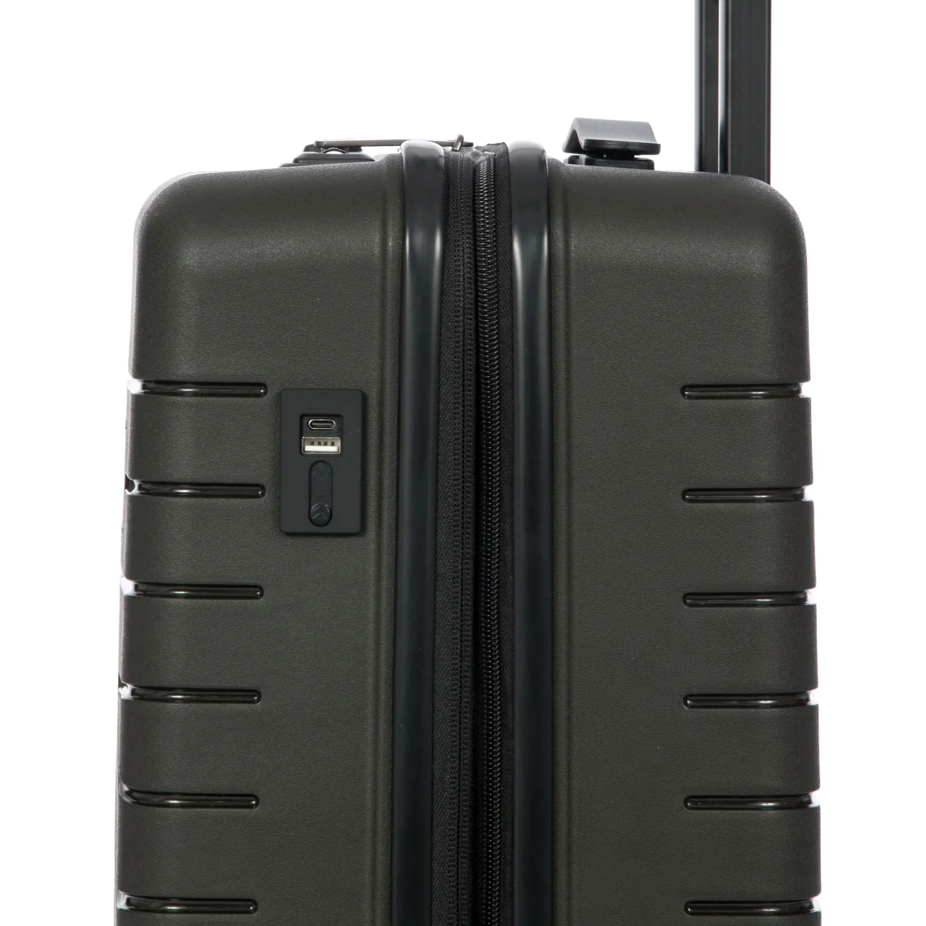 BY Ulisse - 4-Rollen-Kabinentrolley 55 cm erw. (olive)