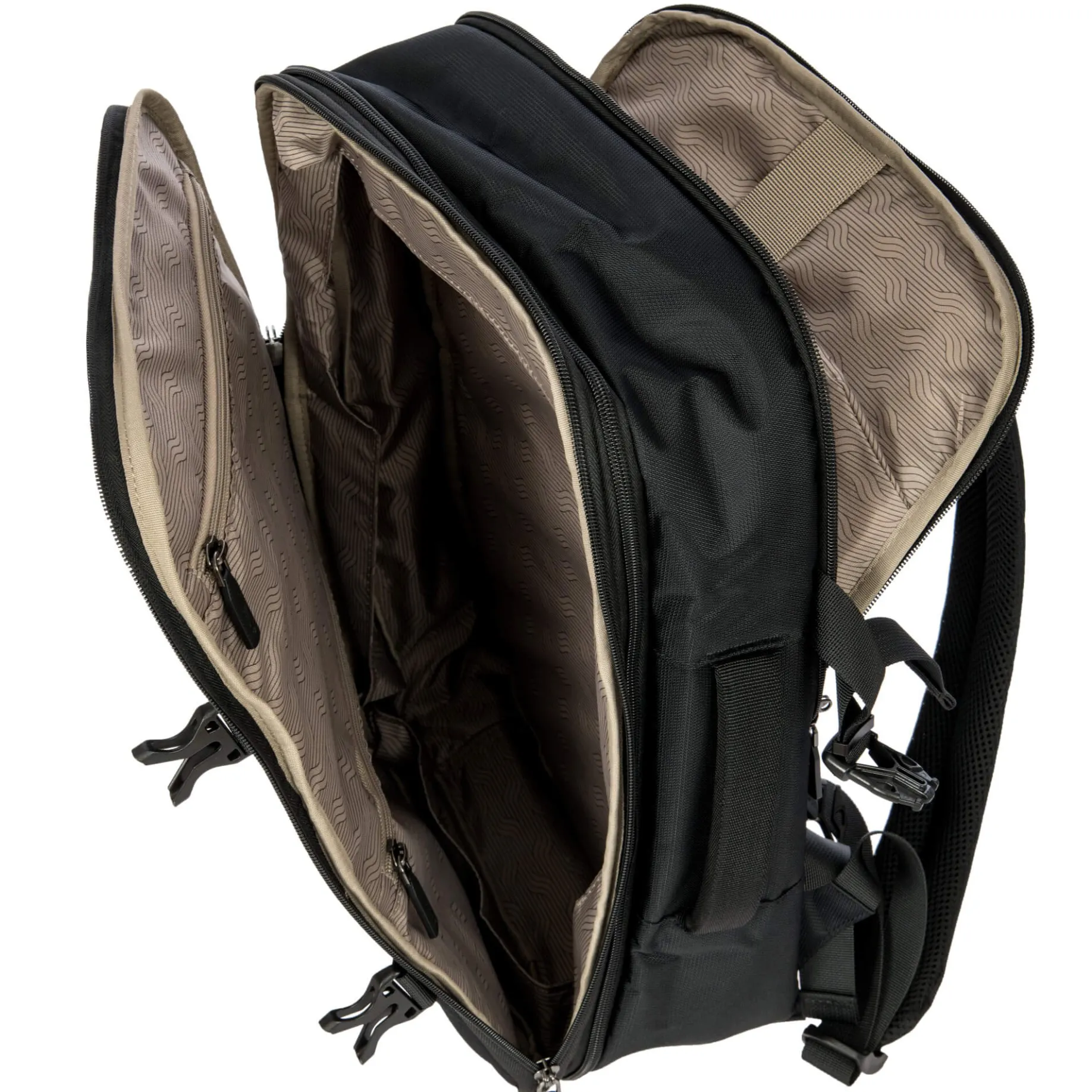BY Ulisse Soft - Reiserucksack 15" 42 cm erw. (schwarz)
