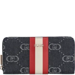 Caliwen - Geldbörse XL 12 cc 19 cm (blu denim)