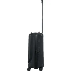 Capri - 4-Rollen-Kabinentrolley mit Vortasche 55 cm (black)