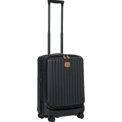Capri - 4-Rollen-Kabinentrolley mit Vortasche 55 cm (black)