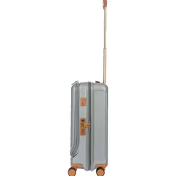 Capri - 4-Rollen-Kabinentrolley mit Vortasche 55 cm (silver)