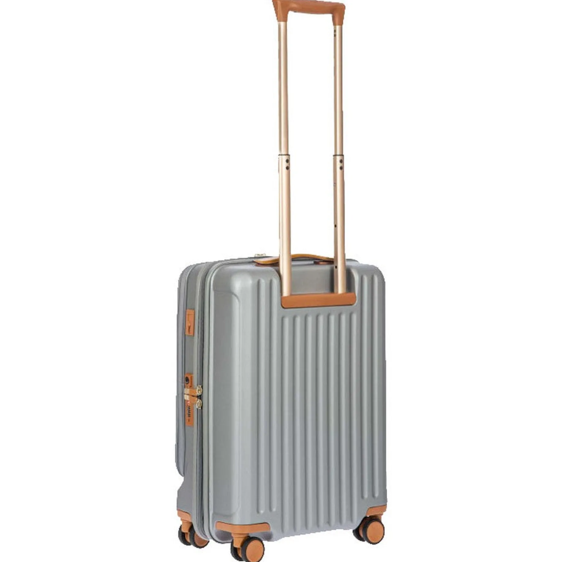 Capri - 4-Rollen-Kabinentrolley mit Vortasche 55 cm (silver)