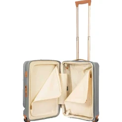 Capri - 4-Rollen-Kabinentrolley mit Vortasche 55 cm (silver)