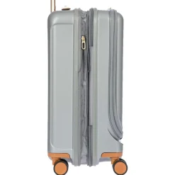 Capri - 4-Rollen-Kabinentrolley mit Vortasche 55 cm (silver)