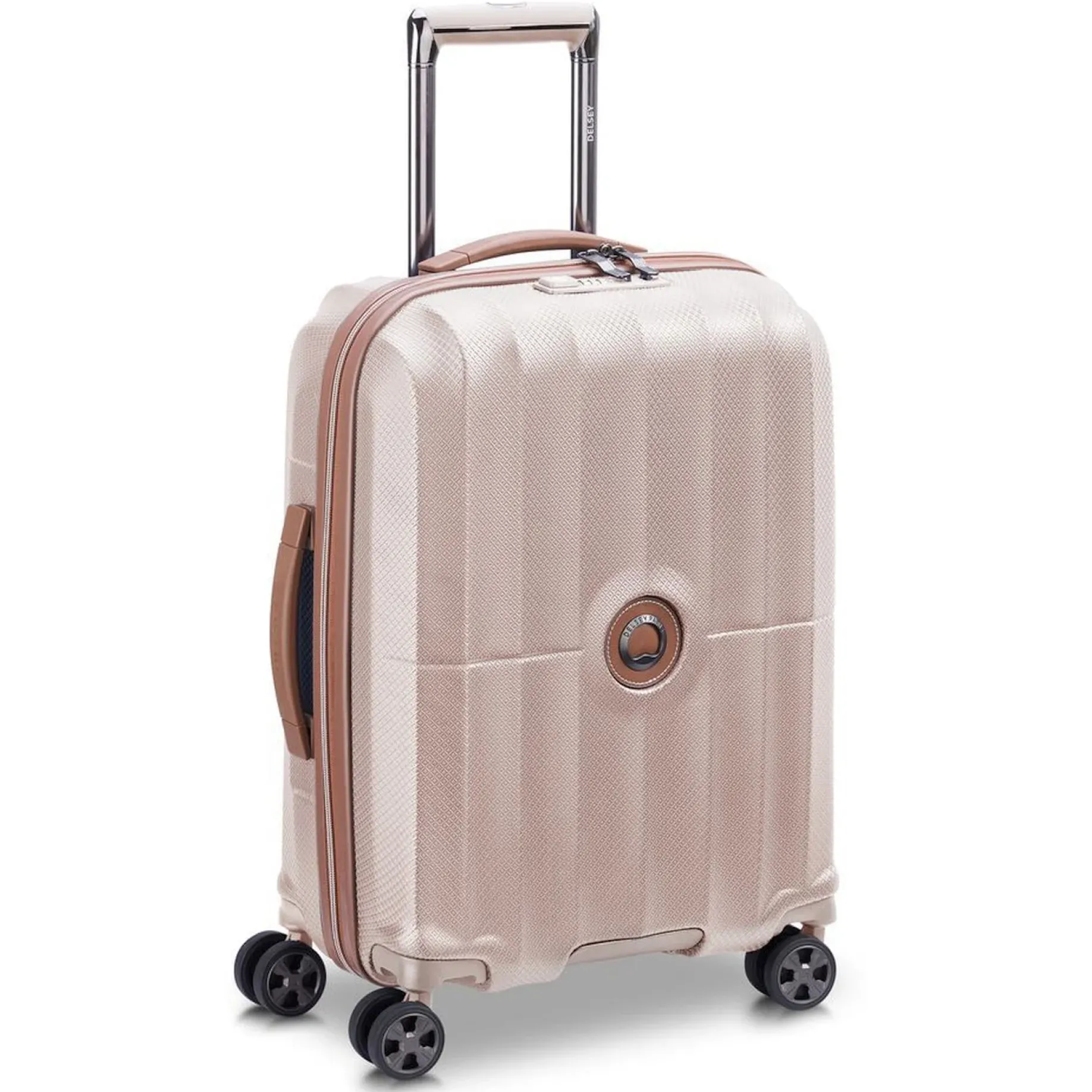Carrousel - 4-Rollen-Kabinentrolley Slim line 55 cm (pink)