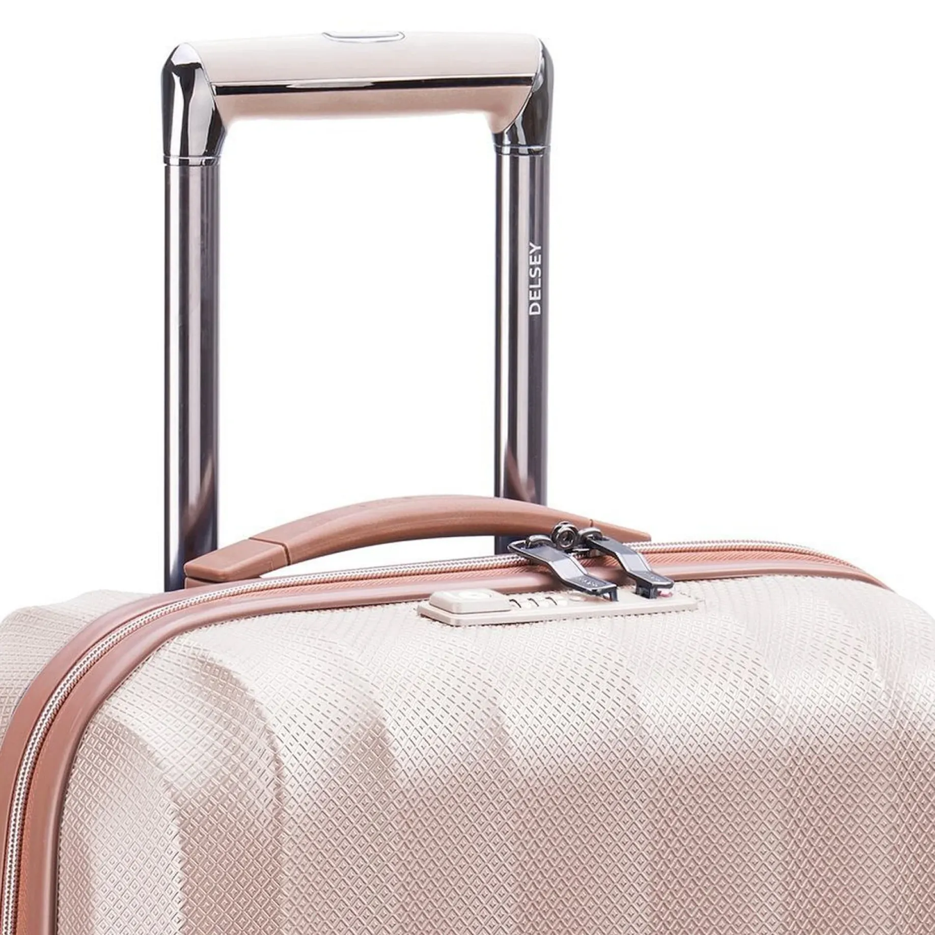 Carrousel - 4-Rollen-Kabinentrolley Slim line 55 cm (pink)