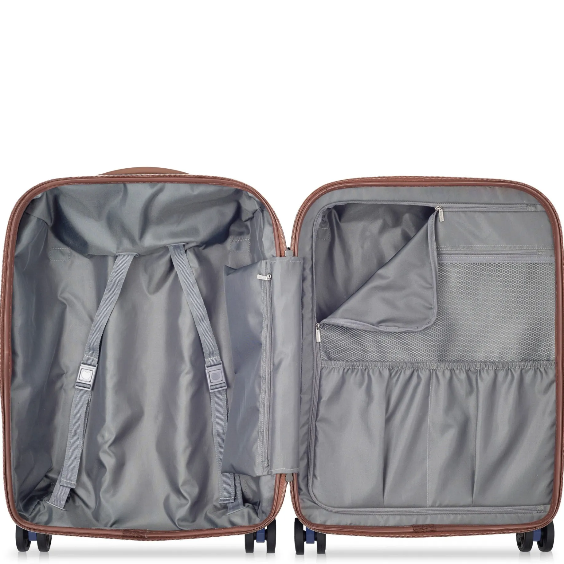 Carrousel - 4-Rollen-Kabinentrolley Slim line 55 cm (meerblau)