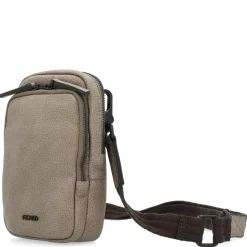 Casual - Umhängetasche 19 cm Rindleder (taupe)