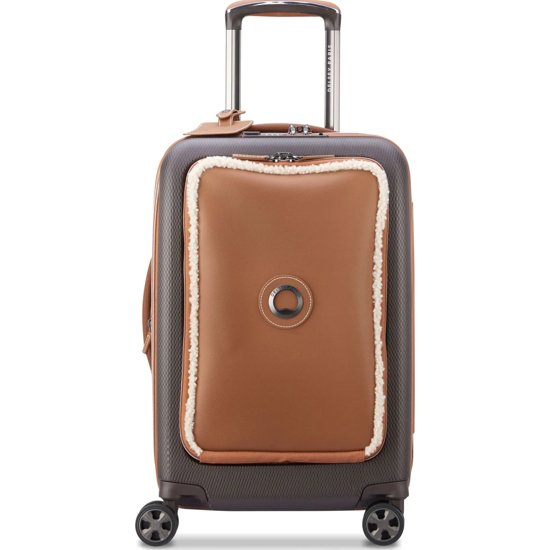 Chatelet Air 2.0 - 4-Rollen-Kabinentrolley 55 cm erw. 14" USB (braun)