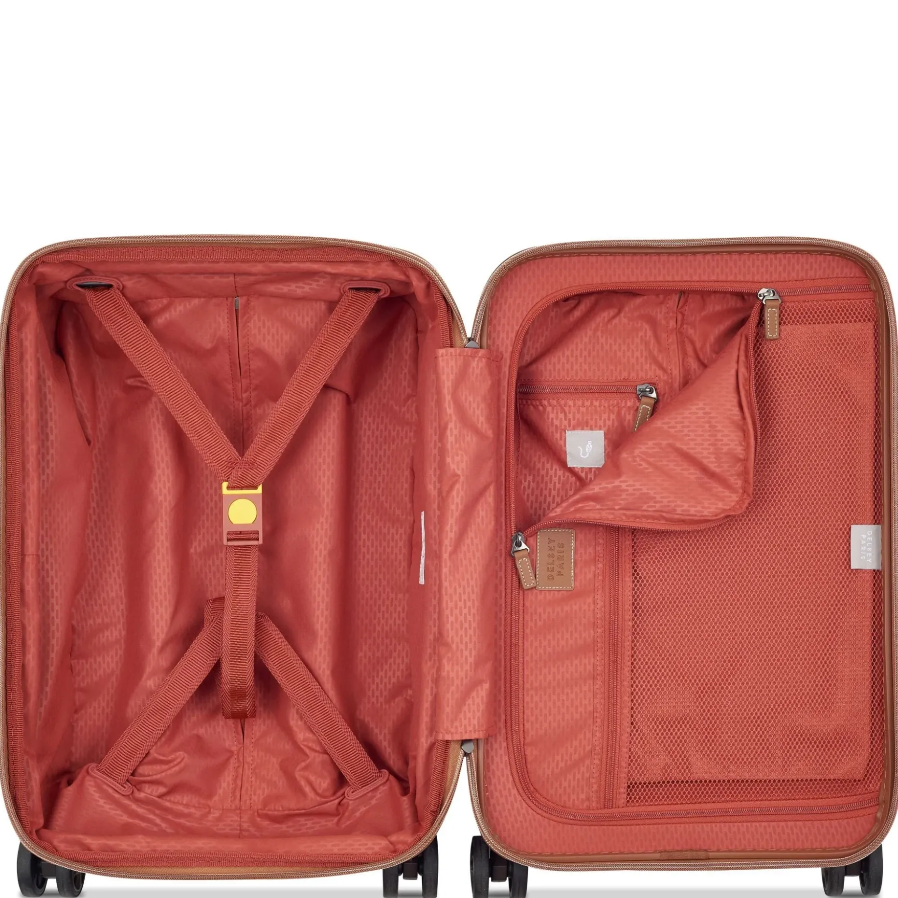 Chatelet Air 2.0 - 4-Rollen-Kabinentrolley 55 cm erw. 14" USB (braun)