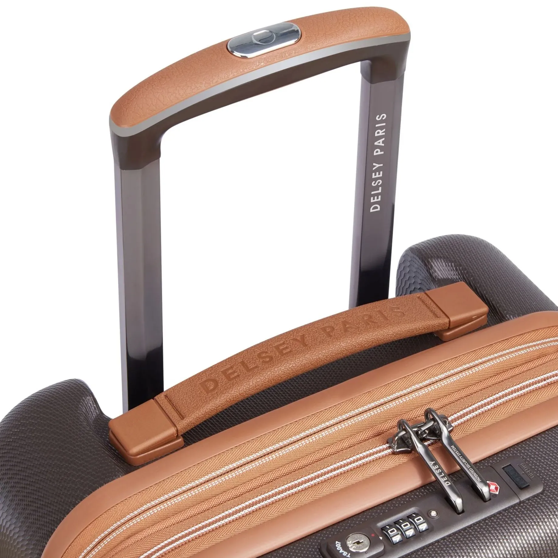 Chatelet Air 2.0 - 4-Rollen-Kabinentrolley 55 cm erw. 14" USB (braun)