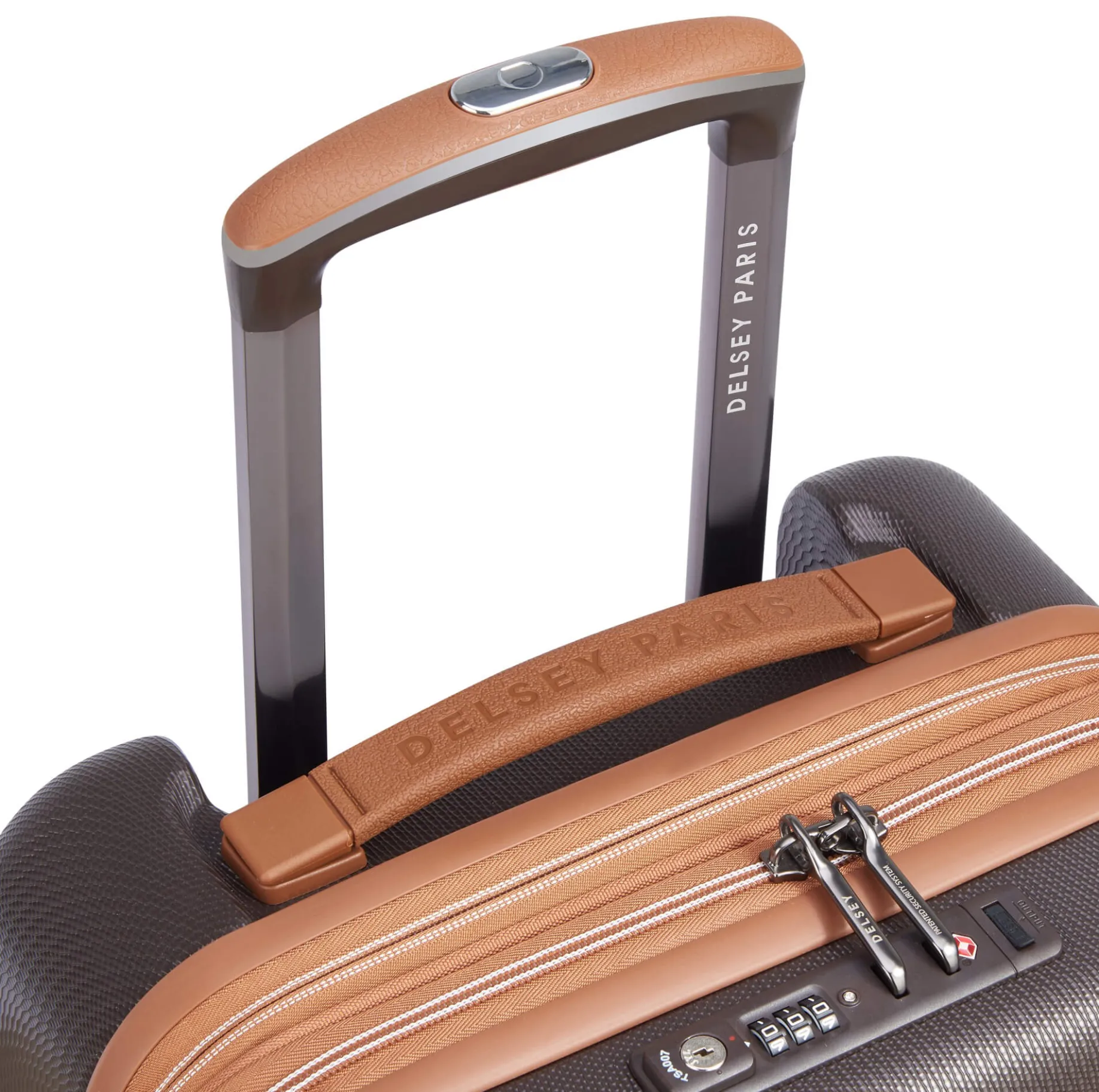Chatelet Air 2.0 - 4-Rollen-Kabinentrolley 55 cm erw. 14" USB (braun)