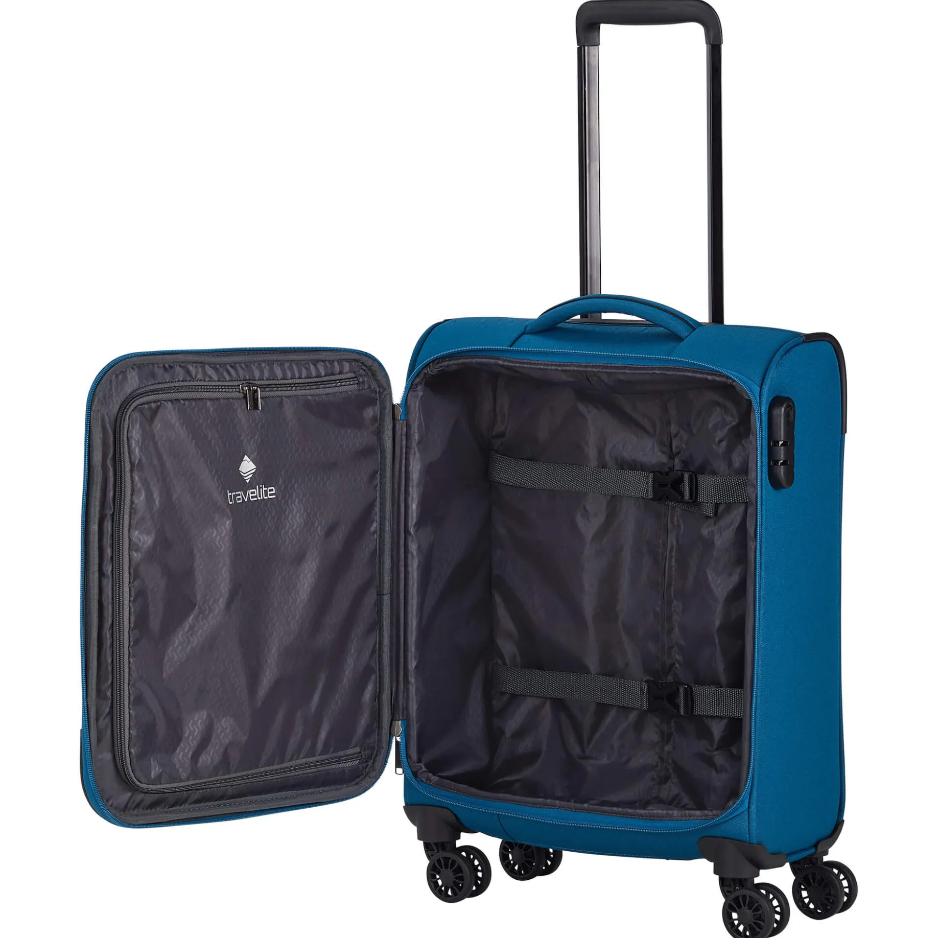 Chios - 4-Rollen-Kabinentrolley S 55 cm (petrol)