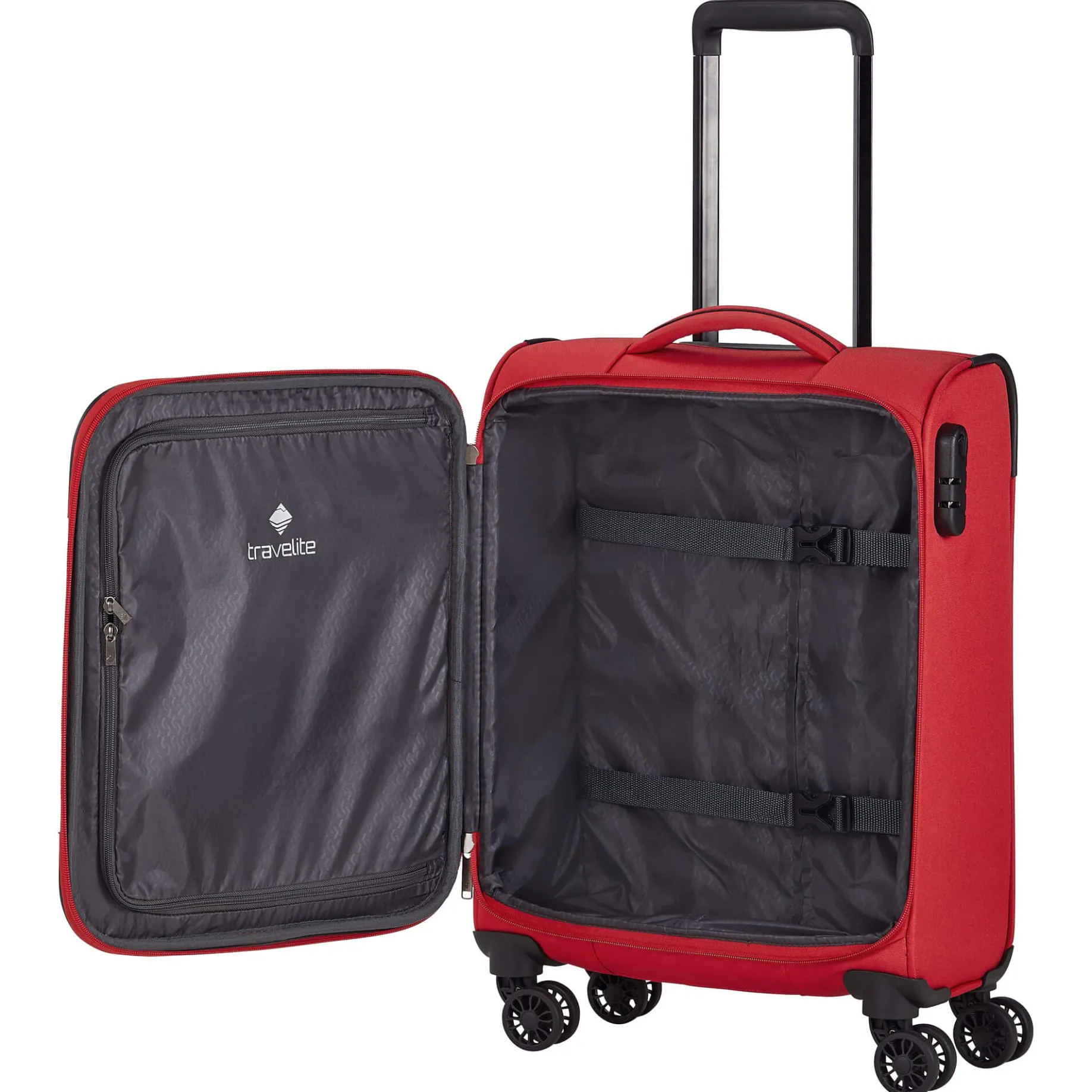 Chios - 4-Rollen-Kabinentrolley S 55 cm (rot)
